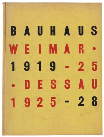 (DESIGN / GRAPHIC DESIGN / BAYER, HERBERT / BAUHAUS.) Bauhaus 1919-1928.